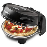 G3Ferrari elektrischer Pizzaofen Napoletana schwarz inkl. 2-ten Stein zum Überbacken im Deckel bis 400 °C