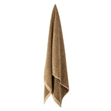 Bloomingville Kahla Handtuch, Braun, Baumwolle, 140x70 cm, dänisches Design