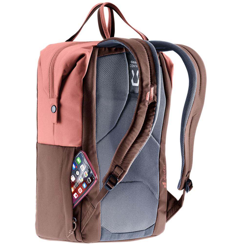 deuter Vista, Rucksack, raisin-caspia (braun), 18L, Toploader mit Reißverschluss