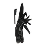 NILS CAMP Multitool 12 Funktionen mit Bits für Camping Outdoor Alltag