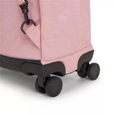Kipling NEW ZEA, großer Kinder-Rucksack mit Rollen, Bridal Rose (rosa), Schulrucksack mit Laptopfach
