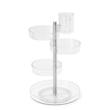 Umbra Pirouette Kosmetik-Organizer Drehbar Transparent Kunststoff 23 x 23 x 35 cm