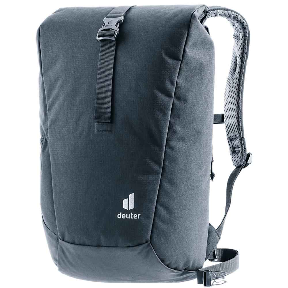 deuter Stepout 22, Rucksack, black (schwarz), 22L, mit Flaschenhalter und Laptopfach