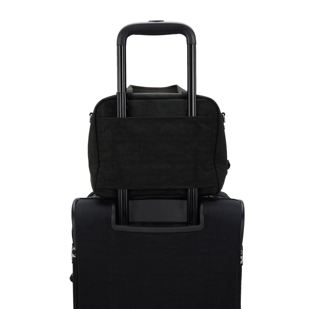 Kipling MIYO, isolierte Lunchbox Tasche mit Trolleyschlaufe, 8L, True Black (schwarz)