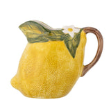 Bloomingville Limone Krug Steingut gelb 1340 ml D13xH16 cm Zitronenoptik