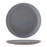 Bloomingville Sandrine Teller grau D28,5 cm aus Steingut – Essteller für Küche & Tischdeko