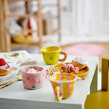Bloomingville MINI Nini Tasse Gelb Steingut 100ml Kindertasse