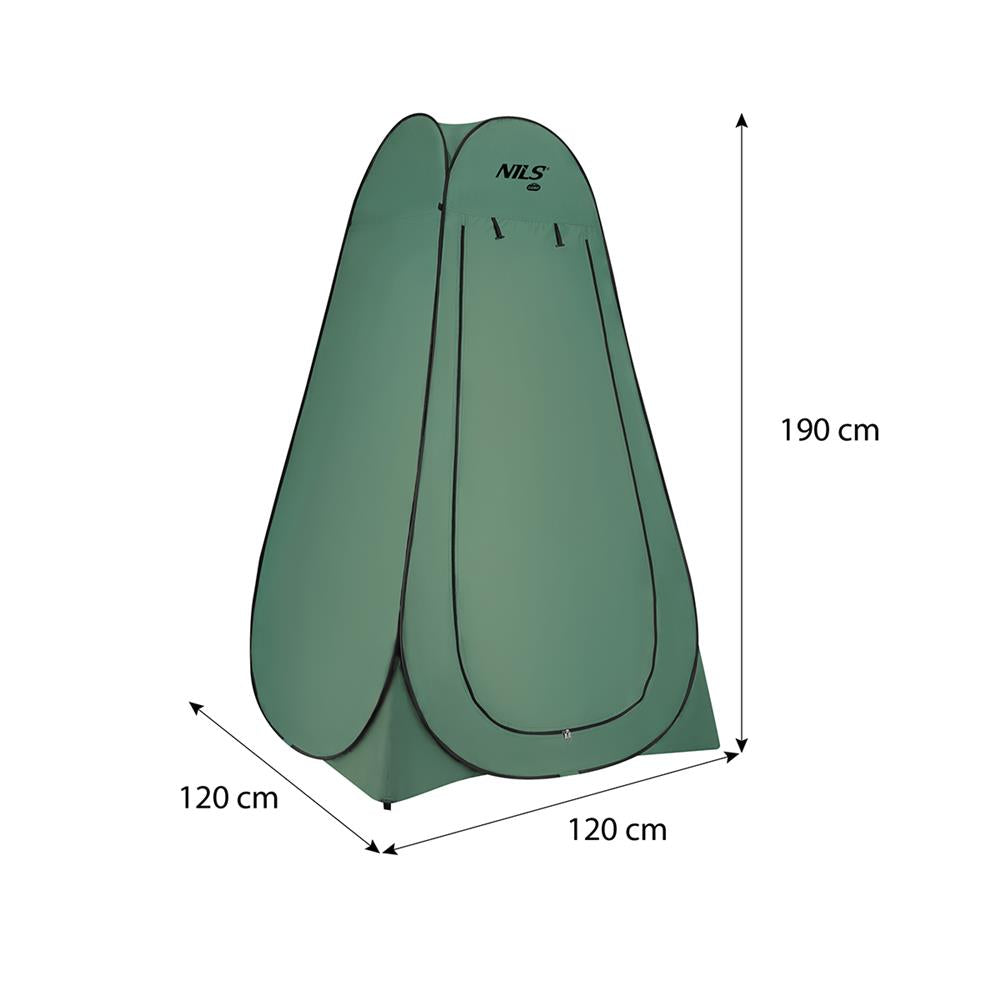 NILS CAMP Umkleidezelt grün Pop-Up für Camping Strand Outdoor Dusche WC