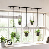 Umbra Triflora Vase in Schwarz, 5er-Hängeblumentopf für Wand- und Deckenmontage