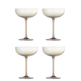 Bloomingville Aston Cocktailglas Bronze Glas 325ml 4er Set