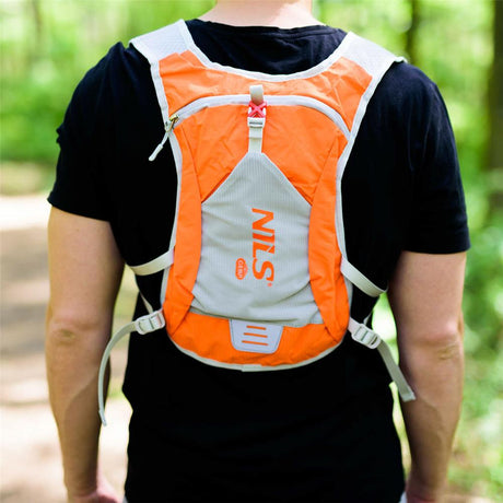 NILS CAMP Laufrucksack Tripper 10L Orange - Outdoor Rucksack Joggen Wandern Fahrrad