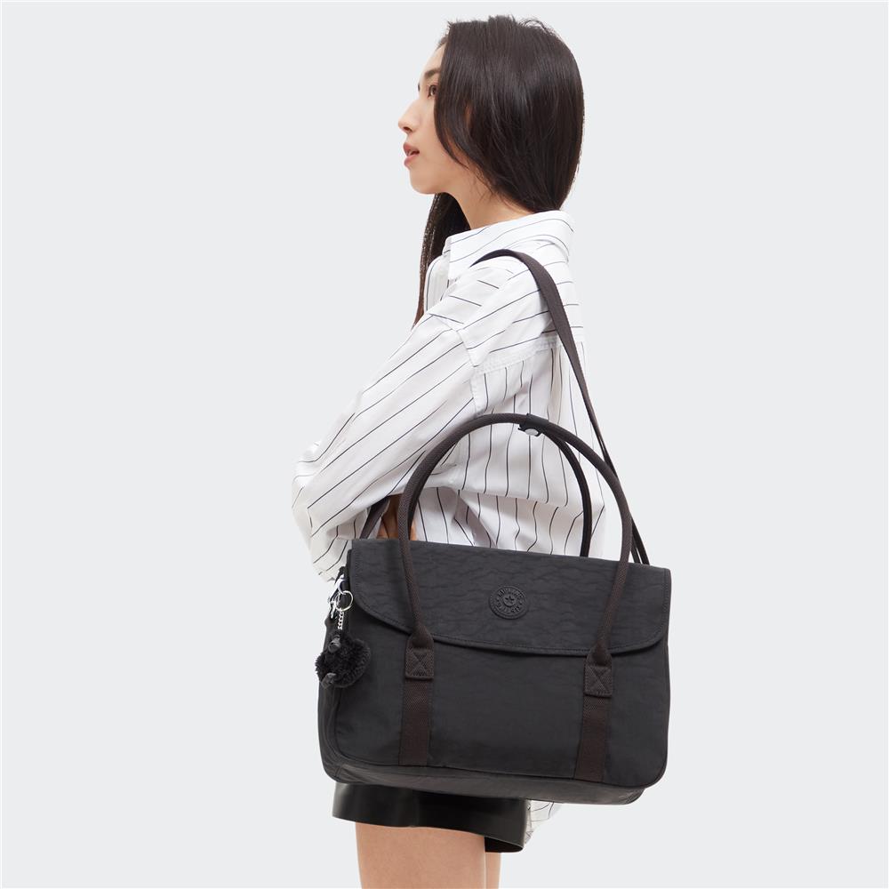 Kipling SUPERWORKER S, Laptop Tasche mit 13-Zoll-Laptopfach, Black Noir (schwarz)