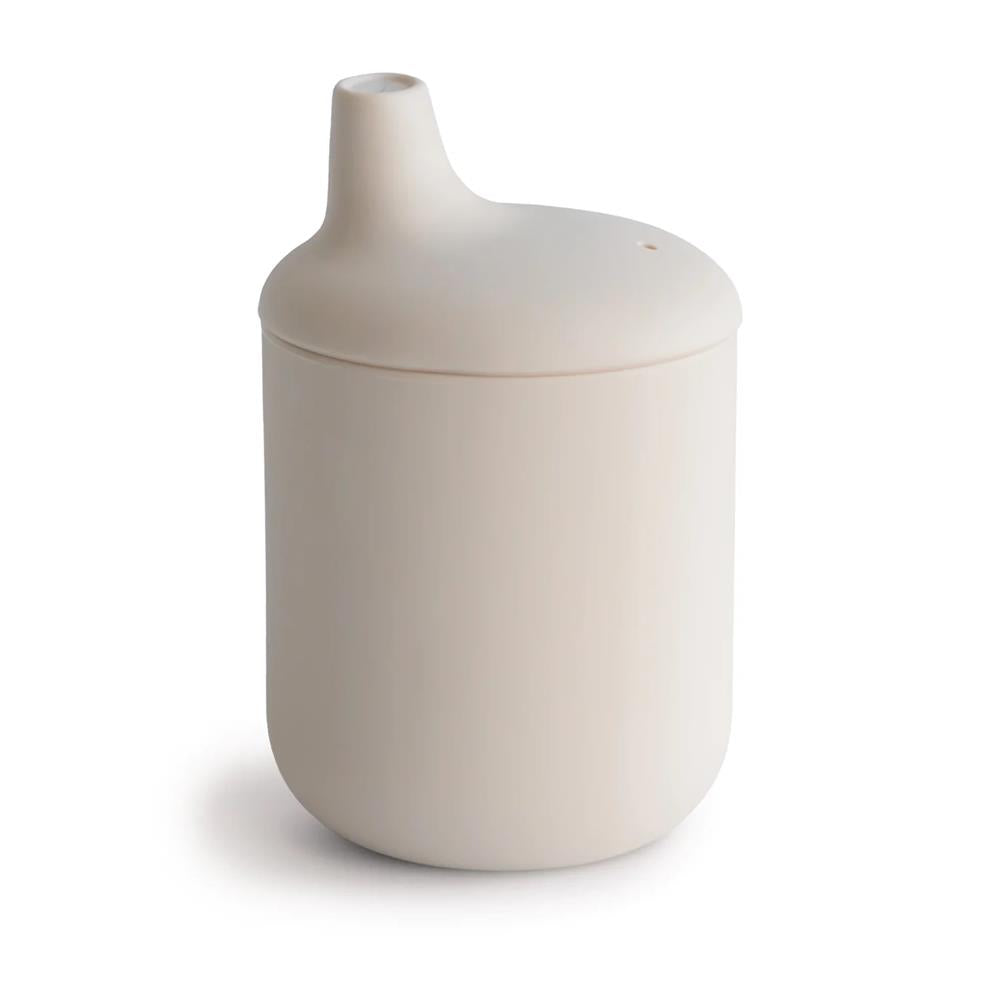 Mushie Silikon-Trinklernbecher, Shifting Sand, BPA-frei