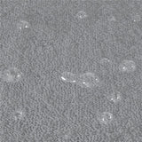 Umbra Udry Geschirr Abtropfgestell und Mikrofaser Abtropfmatte, Faltbar, Platzsparend, 61 x 45 cm, in Anthrazit