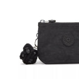 Kipling CREATIVITY S, kleine Geldbörse, Black Noir (schwarz), Portemonnaie mit Reißverschluss