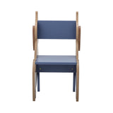 Bloomingville MINI Charlie Stuhl bunt - Kinderstuhl Hund Design Holz Stuhl Kinderzimmer Sitzmöbel