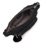 Kipling GABBIE MINI, Kleine Umhängetasche, Black Noir (schwarz), Schultertasche mit verstellbarem Riemen