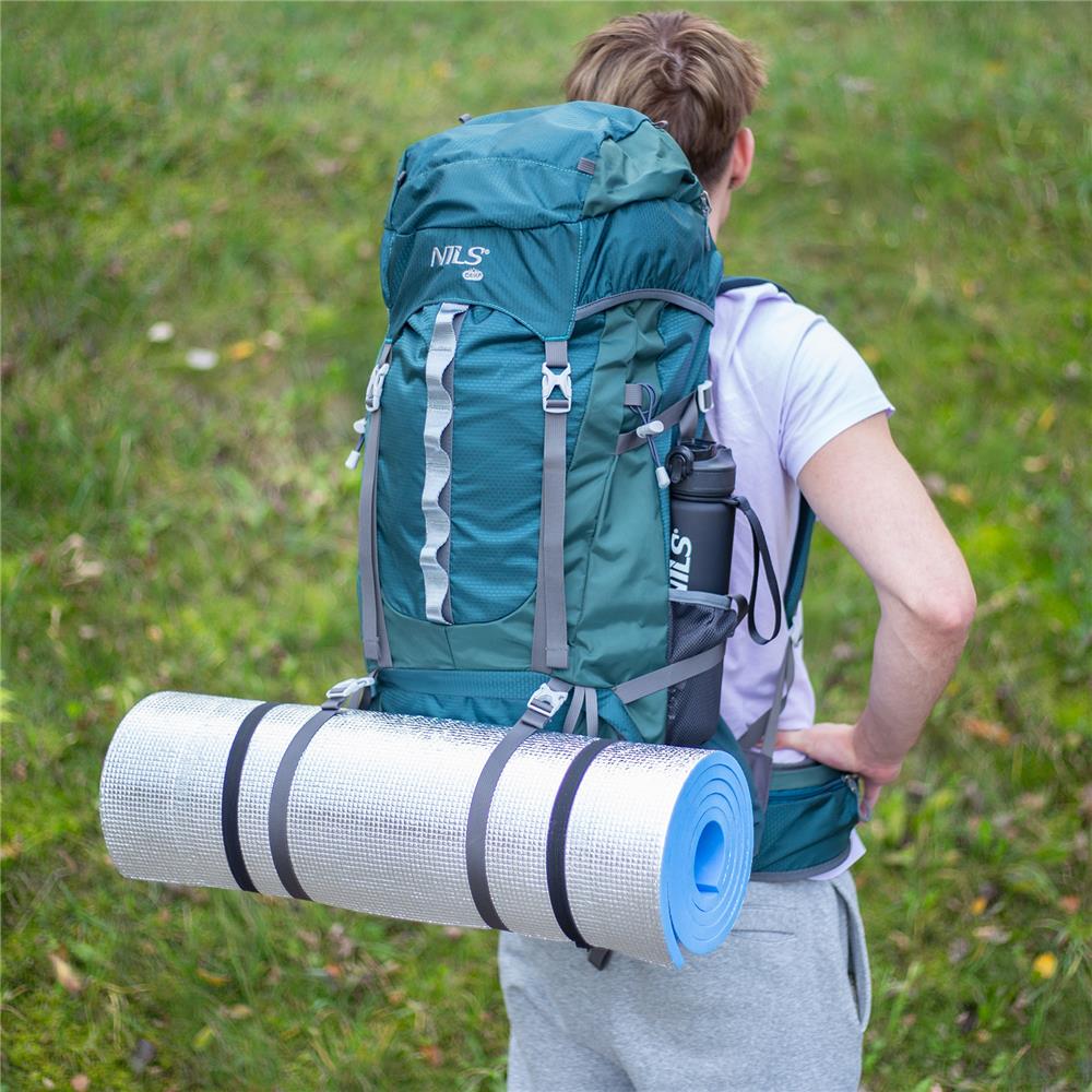 NILS CAMP Campingmatte 190 cm in blau Isomatte Schlafmatte Camping Outdoor Trekking Festival