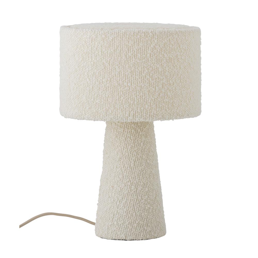 Bloomingville Emmie Tischlampe Weiß Polyester 20x30cm