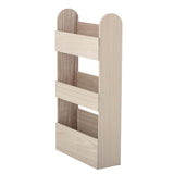 Bloomingville MINI Moris Regal Natur Paulowniaholz schmales Küchenregal Kinderzimmerregal