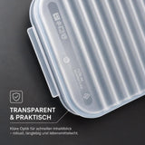 LocknLock Frischhaltedosen für Aufschnitt 1,2 L 6er Set - Aufschnittbox stapelbar BPA-frei