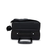 Kipling SPONTANEOUS S, Kleiner Reisekoffer, Black Noir (schwarz), 37,5L, Handgepäck, 4-Rollen