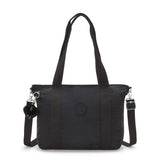 Kipling ASSENI S, kleine Tote Bag, Black Noir (schwarz), Handtasche mit Schultergurt & Fächern