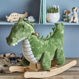 Bloomingville MINI Arnie Schaukeltier Krokodil Grün Polyester 70cm
