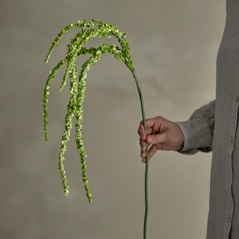 Bloomingville Foxtail Kunstblume Stiel Grün Polyethylen 107 cm