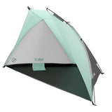 NILS Strandzelt in mint Pop-Up für Strand Camping und Outdoor UV Schutz kompakt