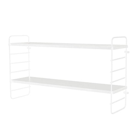 Bloomingville Wandregal weiß 65cm Hängeregal Designregal Metallregal Küchenregal dänisches Design