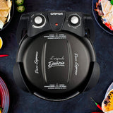 G3Ferrari elektrischer Pizzaofen Delizia 1200 W für Pizza Ø 31cm schwarz Pizzamaker mit feuerfestem Naturstein