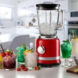 Ariete Moderna Standmixer, Rot, Glasbehälter 1,5L, Smoothie Maker, Modernes Design