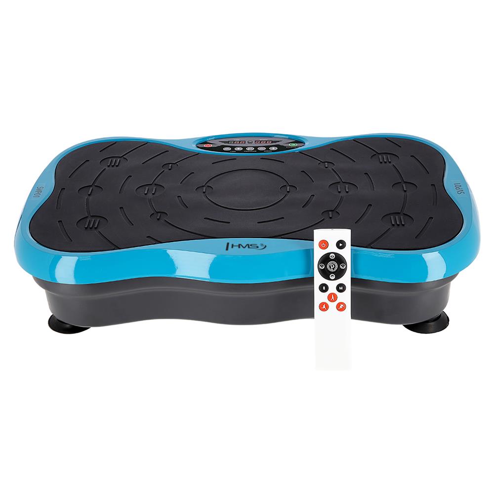 Vibrationsplatte mit Trainingsbändern 150 kg Blau/Schwarz | HMS SVP01