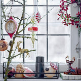 Bloomingville Glory Kerzenhalter, Braun, Rentier Kerzenhalter 2er Set
