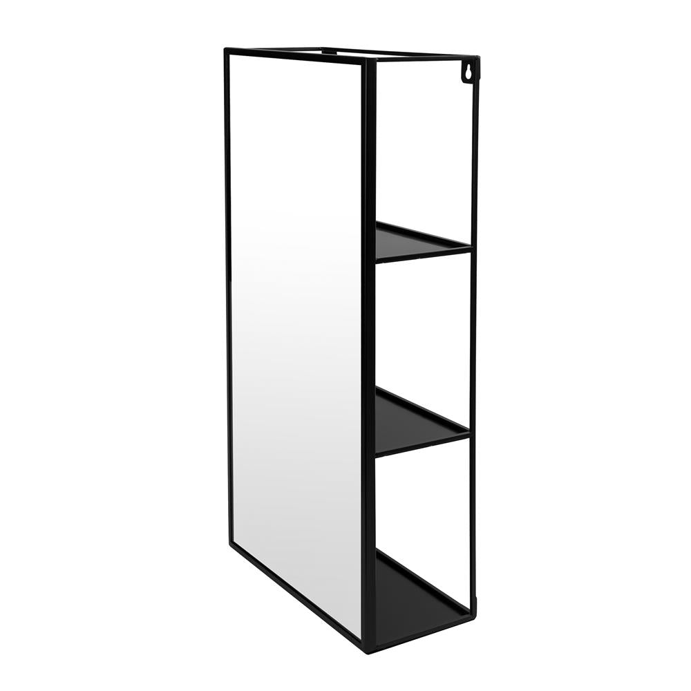 Umbra Cubiko Spiegel mit Ablage, Badezimmerspiegel, Spiegelschrank, Schminkspiegel, Wandspiegel