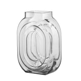 Bloomingville Rafi Vase aus Glas, 25cm, im Landhaus-Stil