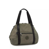Kipling ART M, multifunktionale Tragetasche, Green Moss (grün), Reisetasche mit Trolleyhalterung