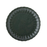 Bloomingville Latina Teller, Dunkelgrün, 20 cm, Steingut, dänisches Design