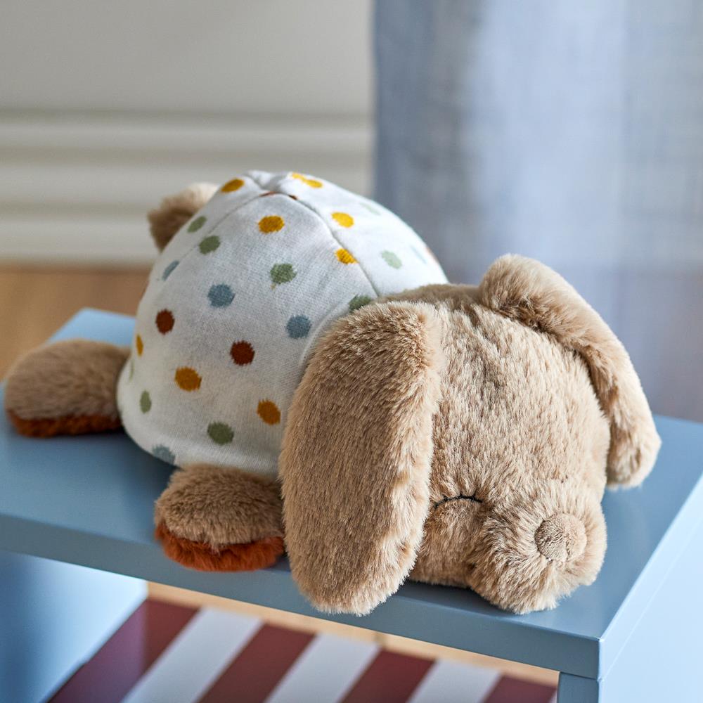 Bloomingville MINI Charlie Plüschtier bunt - 2in1 Kuscheltier Hund & Kaninchen für Baby & Kinderzimmer