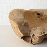 BOLTZE Schale Teak Holz natur rund 30 cm lebensmittelgeeignet
