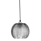 Bloomingville Adar Hängeleuchte grau D22 cm aus Glas – Pendelleuchte für Esszimmer & Wohnzimmer