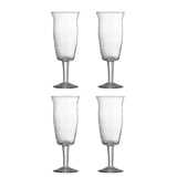 Bloomingville Asha Weinglas Klar Recyceltes Glas D7,5xH20 cm 4er Set – elegantes Weinglas