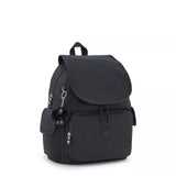 Kipling CITY PACK M, Mittelgroßer Rucksack, Black Noir (schwarz), 16L, Damenrucksack mit vielen Fächern