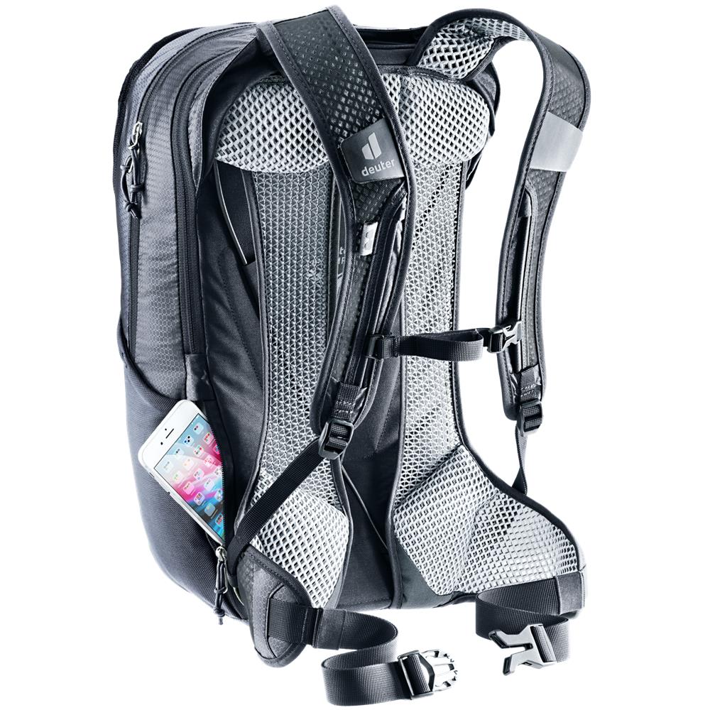 deuter Race Air 14+3, Fahrradrucksack, black (schwarz), 14L