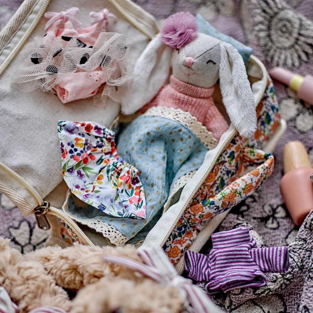 Bloomingville MINI Milly Puppe 6er Set Bunt Polyester 15cm