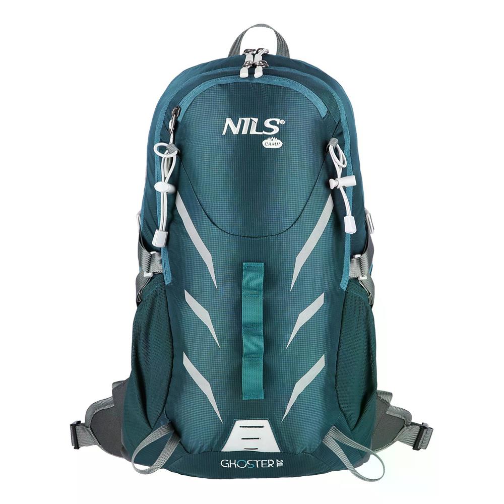 NILS CAMP Trekkingrucksack Ghoster 20L in Blau - Outdoor Rucksack mit Belüftung & Regenhülle