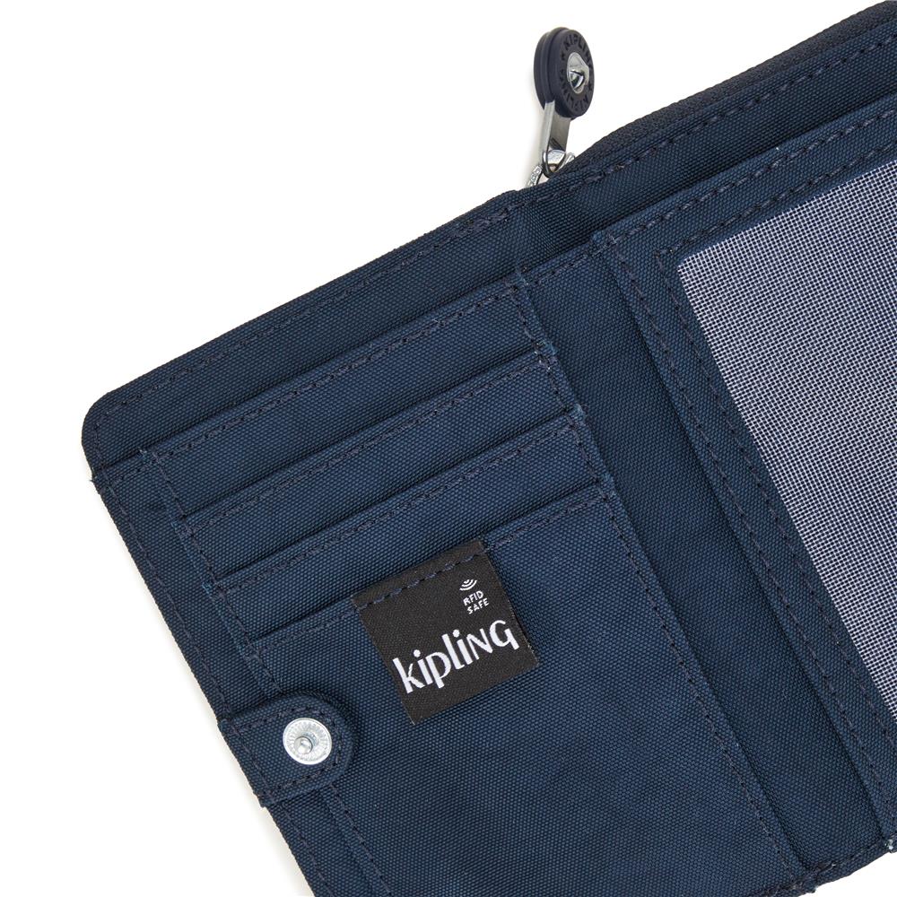 Kipling MONEY LOVE, Mittelgroßes Portemonnaie, Blue Bleu 2 (blau), Geldbörse, Brieftasche