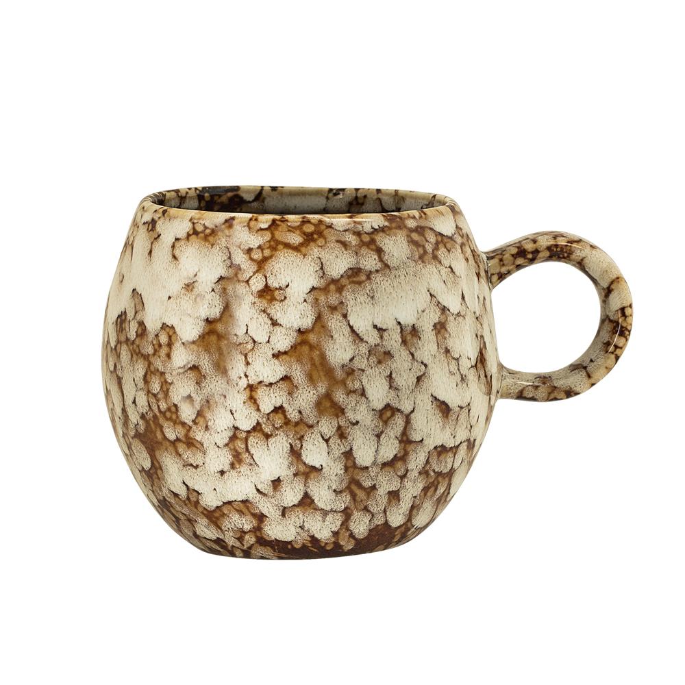 Bloomingville Paula Tasse Braun Steingut 275ml Kaffeetasse