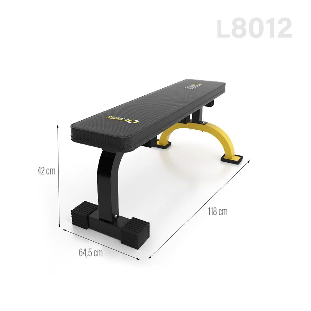 HMS Premium L8012 Flachbank Hantelbank 200 kg Trainingsbank